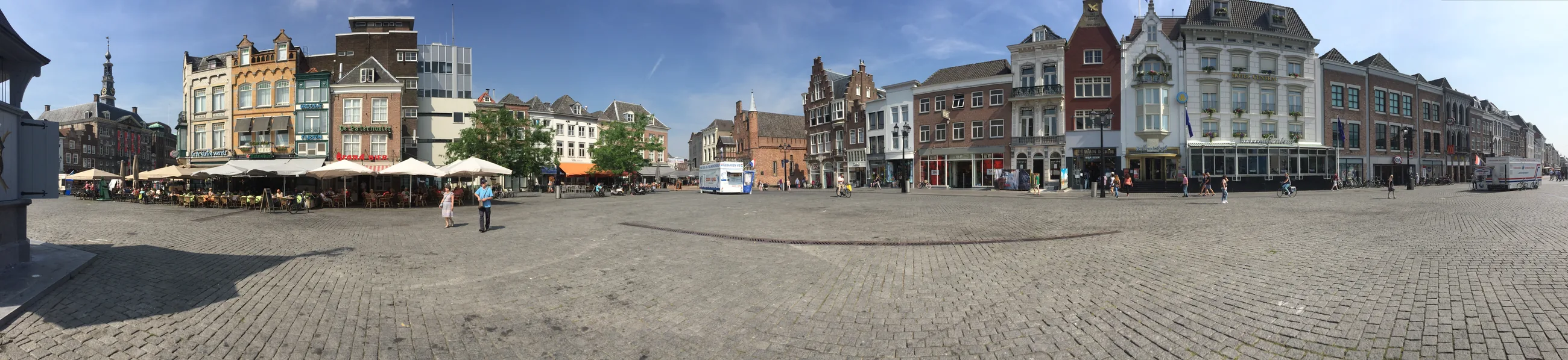 Panorama van de Bossche binnenstad